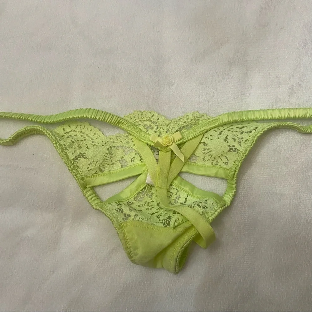 New! For love and lemons creamsicle thong panty 3796